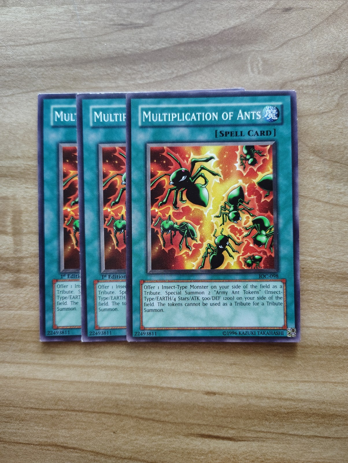 Yu-Gi-Oh! - Multiplication Of Ants 3X - Full Playset | eBay