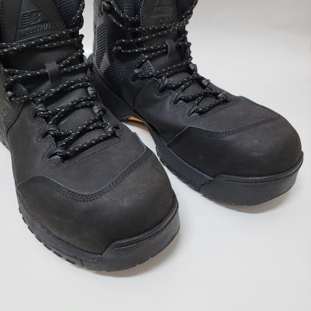New Balance 989v1 Mens 11.5 2E Black Leather Composite Toe Industrial Work Boots