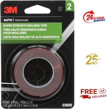 3m Automotive Super Strength Molding Tape Double-sided Adhesive 12 X 5 Ft 1