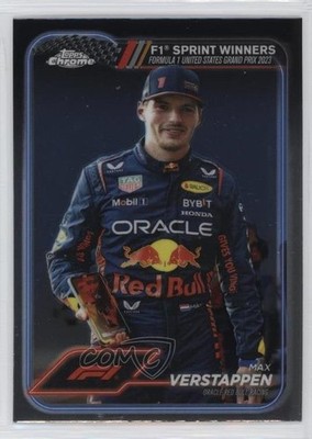 2024 Topps Chrome Formula 1 Sprint Winners Max Verstappen #152 0b7