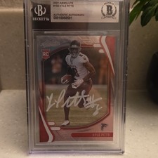 🔥2021 Panini Contenders Kyle Pitts #104 Rookie Autographed Atlanta Falcons🔥