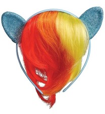 Rainbow Dash Headpiece My Little Pony Fancy Dress Halloween Costume Accessory