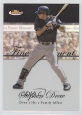 2007 Topps Finest Rookie Moments Black Refractor 93/99 Stephen Drew #RFM-SD 0q3