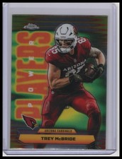 2025 Topps Chrome Football #PP-32 Trey McBride Power Players Cardinals