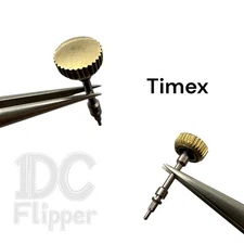 Timex Watch Crown & Stem Waterproof Yellow D: 5.3 mm L: 14.3 mm NOS Read Details