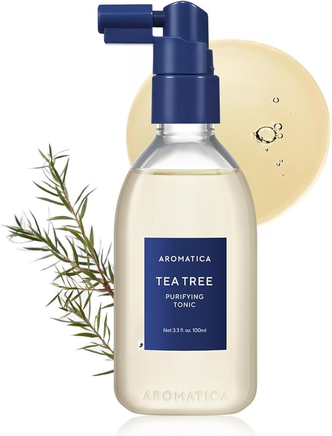 Scalp Tonic Tea Tree & Mint for Oily Itchy Scalp 100ml Cooling Hair Tonic - Image 2