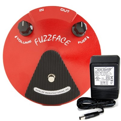 Dunlop JDF2 Fuzz Face Distortion w/ 9v power supply