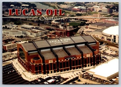 Postcard Lucas Oil Stadyum Stadium Sports Venue Indianapolis Established 2008