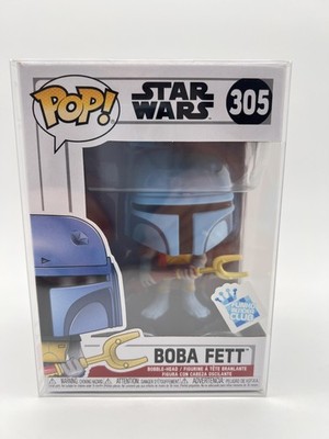 Funko Pop Star Wars Boba Fett #305 Funko Insider Club in Protector