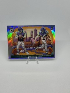 2024 Donruss Optic JJ McCarthy / Justin Jefferson Duo Dual Downtown Vikings #9