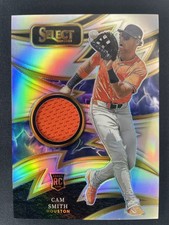 Cam Smith 2025 Panini Select Silver Sparks Patch Rookie RC Prizm #SP-CS Astros
