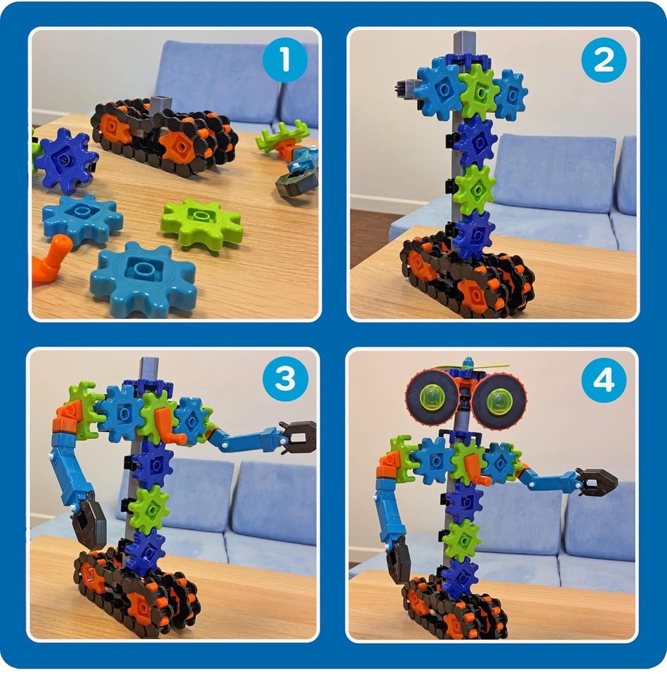 Robots In Motion Building Set, Design Build And Transform Vehicles LR 5+ Yrs. - Image 4 of 4