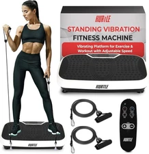Hurtle Fitness Vibration Platform Machine - Home Gym Whole Body Shaker Exercise