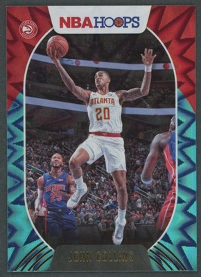 2020-21 Hoops - John Collins - Teal Explosion #115 Atlanta Hawks