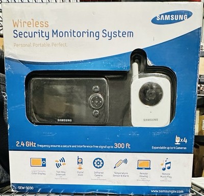 Samsung SEW-3030WN LCD Wireless Security Monitor System - New & Factory Sealed