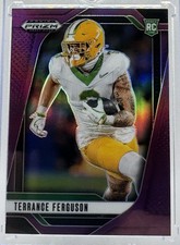 2025 Prizm Draft Picks #99 Terrance Ferguson Purple RC /99 - ORE | LA Rams