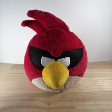 Vtg Angry Birds Space Red Bird 10  Plush No Sound 2012 Stuffed Toy Bird Animal