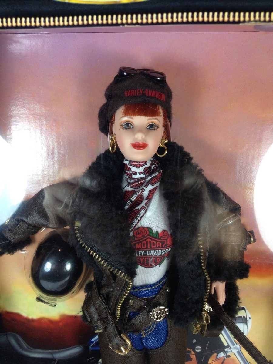 バービー人形 HARLEY-DAVIDSON 非売品 1998 Harley Davidson Barbie Doll Second In A Series