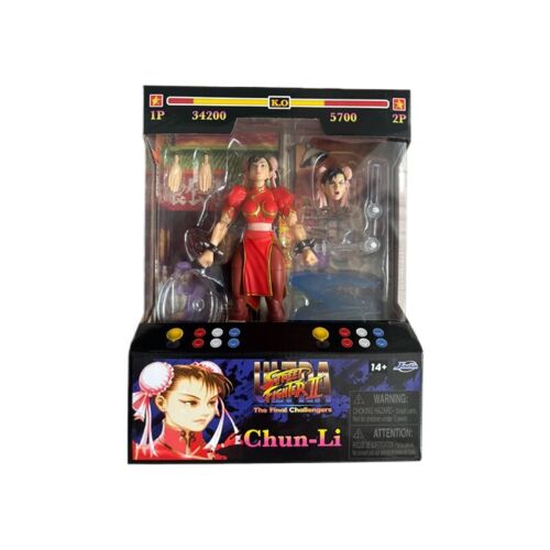 Original Jada Toys Ultra Street Fighter II Chun Li Actionfigur Modellspielzeug - Bild 5 von 7