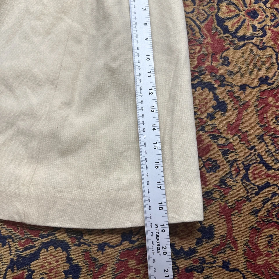 Falda Bobbie Brooks Tweed Amarilla Vintage Botón Delantero Plisado Hasta la Rodilla Años 60 Foto 3 de 4