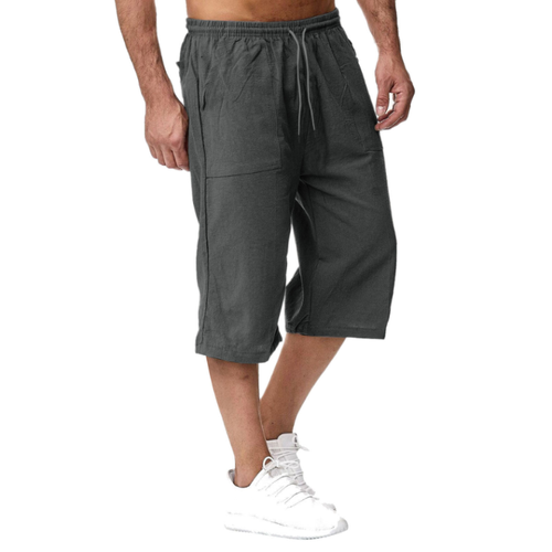Mens Casual Baggy Summer Beach Sweatpant Cotton Linen Pants Loose Sport Trousers - Picture 10 of 22