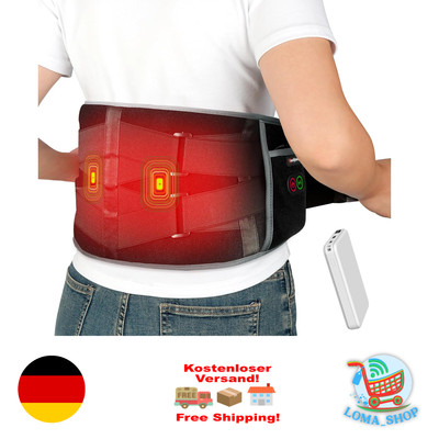 Comfytemp Wärmegürtel Vibrationsmassage & Rückenwärmer kabellos