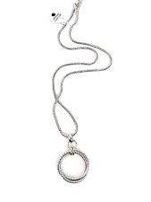 $325 Giani Bernini Intertwined Circle 20" Sterling Silver Pendant Necklace NEW