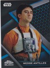2 Star Wars Chrome Black Blue Refractor Parallel Cards 17 37 50/75 MATCHING #s! — photo 2