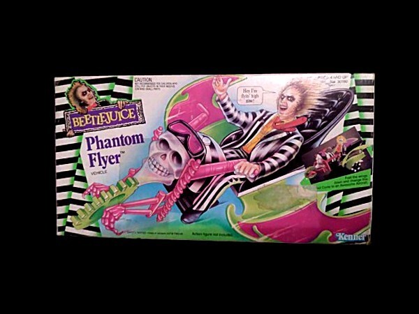 Beetlejuice Phantom Flyer Vehicle Kenner 1989 Vintage Sealed Box