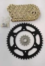 00-07 Suzuki DR-Z400 E DRZ400E Sprocket 14/47 Set and Gold X-Ring Chain Kit