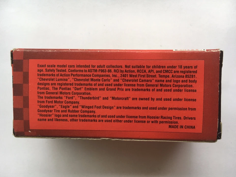 RACING COLLECTABLES - RCCA - #5 TERRY LABONTE KELLOGG'S 1994 LUMINA 1:64 SCALE - Image 3 of 3