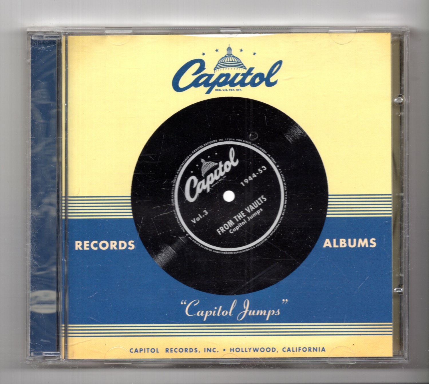 (KG911) Capitol Jumps Vol 3, 1944-53, 25 tracks various artists - 2000 CD