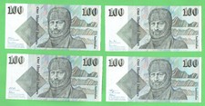 #D247. SET(4) AUSTRALIAN $100 PAPER BANKNOTES NOT UNCIRCULATED BUT NICE