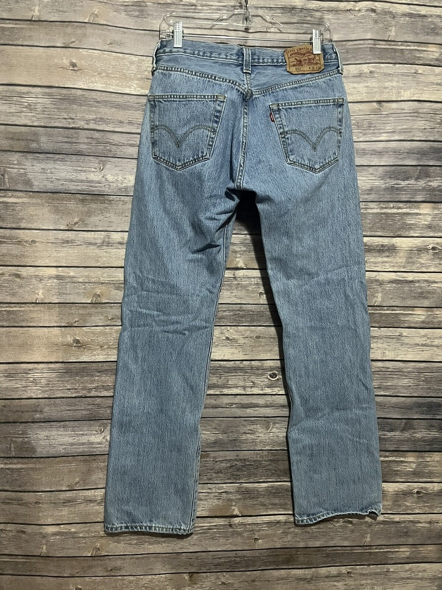 Vintage Levi's 501 Button Fly Denim Jeans WPL423 Made In Egypt