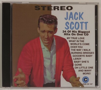 JACK SCOTT - 34 OF HIS BIGGEST HITS  CD     BRAND NEW