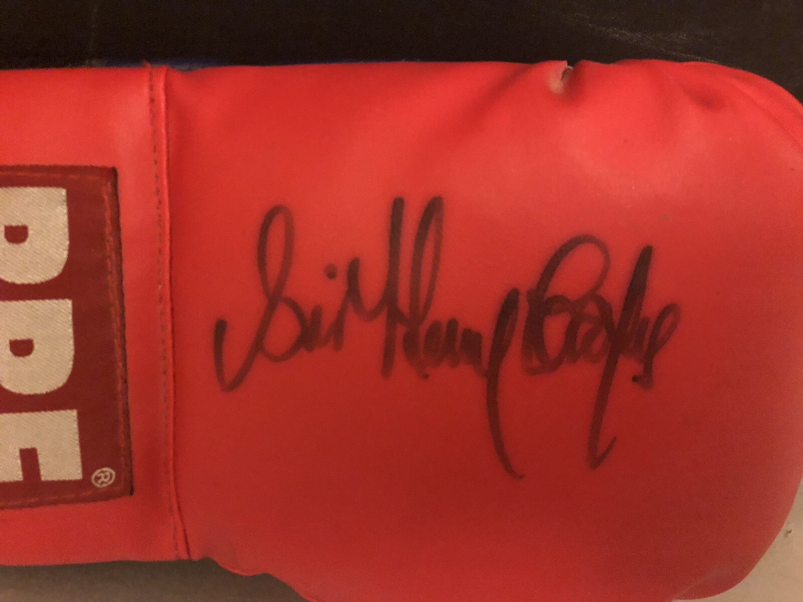 Signed Sir Henry Cooper Boxing Glove Red 3 Clay Ali eBay