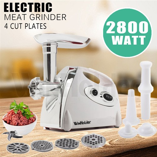 Commercial Electric Meat Grinder Mincer 2800W Stainless Steel Sausage Stuffer US - Picture 8 of 10
