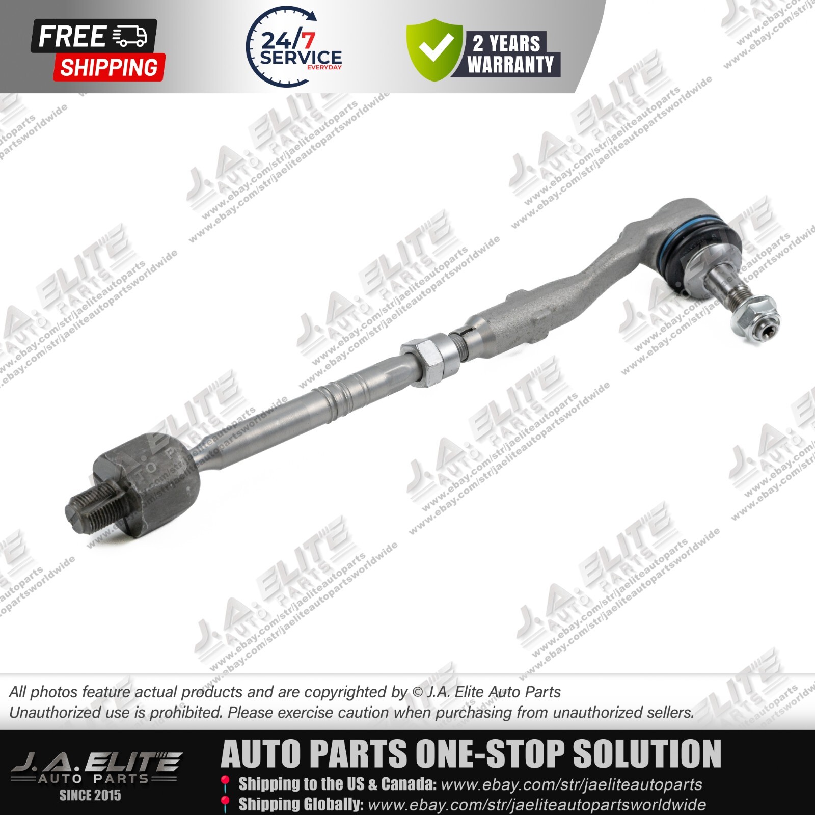 Front Left Tie Rod End Assembly for Rolls-Royce Ghost (2010-2014) 32106784716