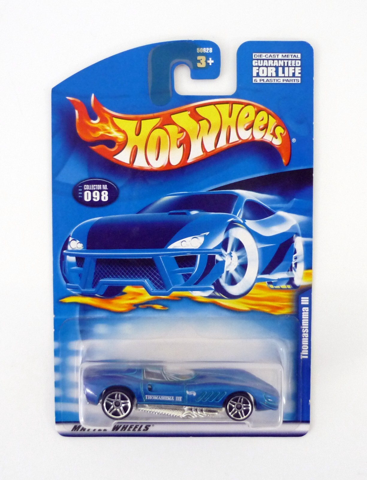 Hot Wheels Thomassima III #098 Blue Die-Cast Car 2001