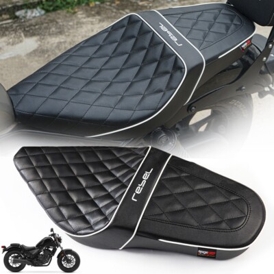 ERSATZ DOPPELSITZ NÄHTE + LOGO WEISS FÜR HONDA CMX REBEL 300 500 2017-2025
