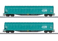 MäRklin 47164, 2Tlg. Set Schiebeplanenwagen, Sncb, Neu & Ovp, H0 Ac