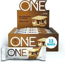 ONE Protein Bars, 20G Protein, Gluten-Free, High Protein Snack, 2.12 Oz,12 Count