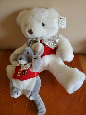 Abearham & Straus Stuffed Plush Teddy Bear & Mouse ~ NEW with Tags ~ Vintage | eBay