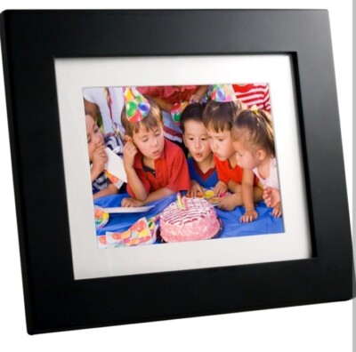 Pandigital 7'' Digital Photo Frame Remote Slideshow Clock Calendar Plug & Play