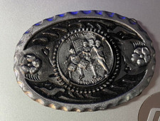 PEWTER BELT BUCKLE (Made in the USA): Spirit of '76