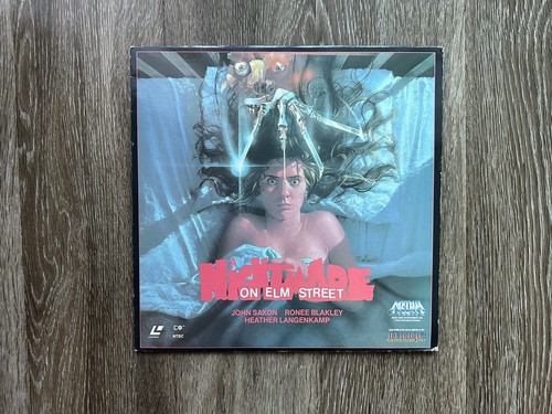 Wes Cravens A Nightmare on Elm Street Laserdisc With Rare MHE Cover Art