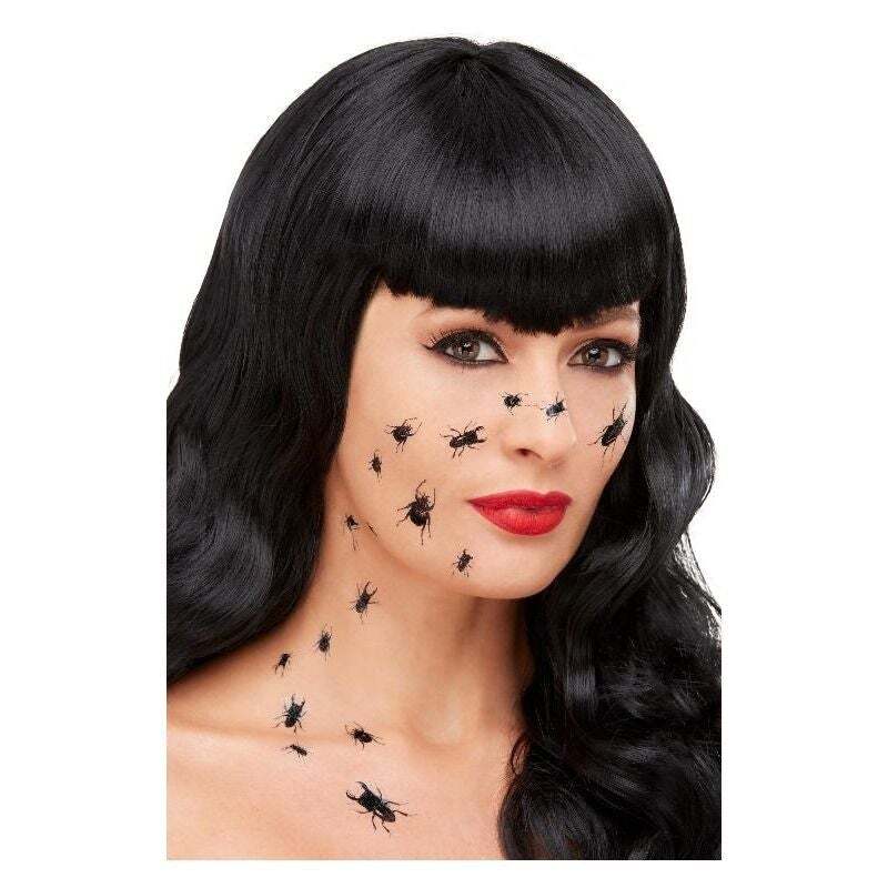 Smiffys Makeup FX Creepy Bug Transfers Black Smiffys Makeup FX Creepy Bug Transfers Black