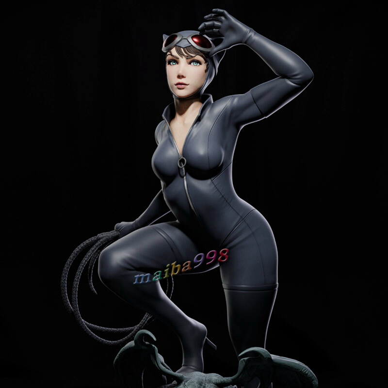 ガレキ フィギュア 1/6 Catwoman Cute 未塗装未組立 1/6 1/8 Catwoman 3D Print GK Figure Model Kit Unpainted