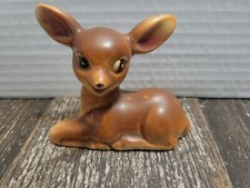 Vintage Japan Deer Fawn Doe Big Eyes Cute Ears Kitsch Japan Porcelain Smile