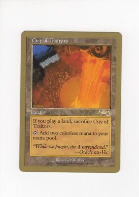 City of Traitors - マジック：ザ・ギャザリング Mtg City Of Traitors English Version Sheet Magic the gathering